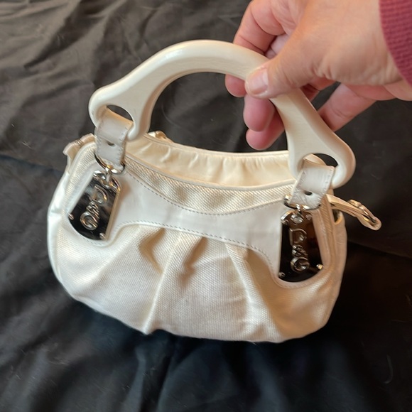 Dolce & Gabbana Authentic Vintage Rare Canvas & Leather Hand/Shoulder Bag. MA167 - Picture 1 of 16